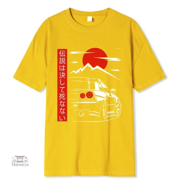 T-shirt tendance avec dessin japonais