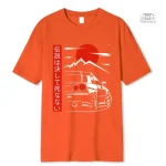 T-shirt créatif aux influences japonaises
