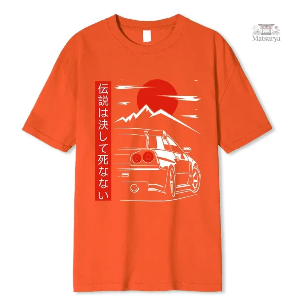 T-shirt créatif aux influences japonaises