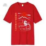 T-shirt avec visuel japonais stylisé
