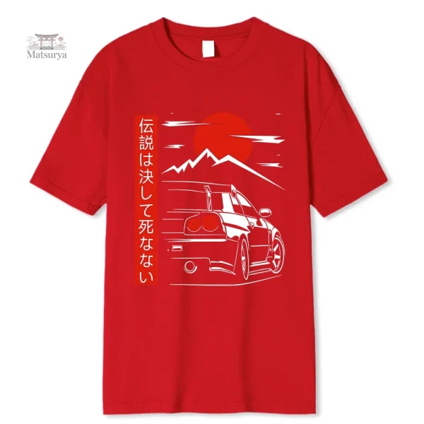 T-shirt avec visuel japonais stylisé