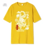 T-shirt dragon avec couleurs vives