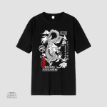 T-shirt Japonais avec motif de dragon