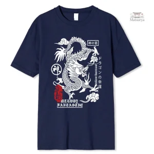 T-shirt design dragon asiatique