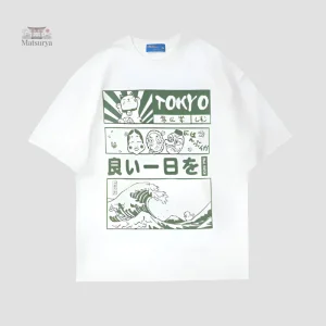 T-Shirt Japonais avec illustration inspirée du Japon