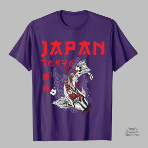 T-shirt Japonais motif carpe Koi