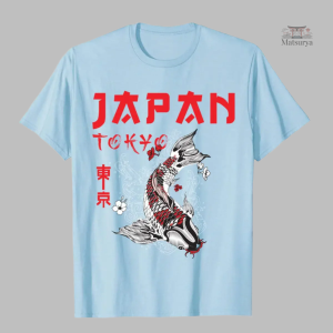 T-shirt art japonais carpe Koi