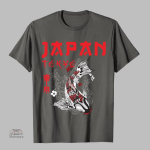 T-shirt carpe Koi en mode japonais