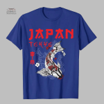 T-shirt Japonais à motif carpe