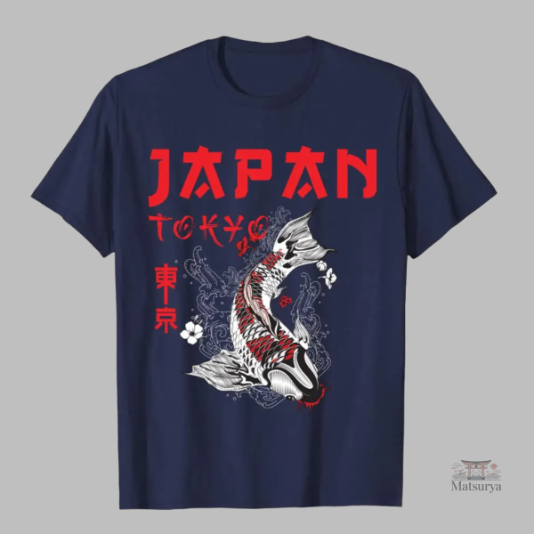 T-shirt avec design de carpe Koi