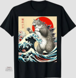 T-shirt Japonais avec design artistique unique