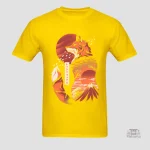 T-shirt renard japonais, pièce unique et tendance
