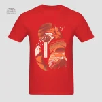 T-shirt artistique renard, inspiration japonaise
