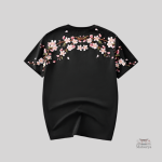 T-shirt avec motifs japonais traditionnels