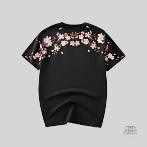 T-shirt avec motifs japonais traditionnels