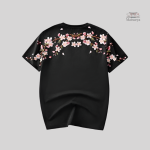 T-shirt en coton japonais brodé