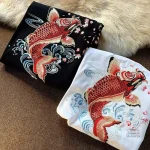 T-shirt Carpe Koi, design brodé Japonais