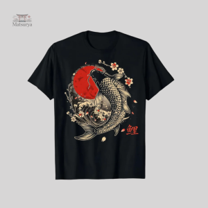 T-shirt carpe koi design unique