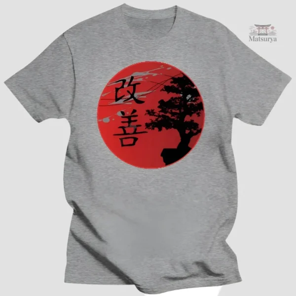 T-shirt japonais avec design moderne et esthétique unique