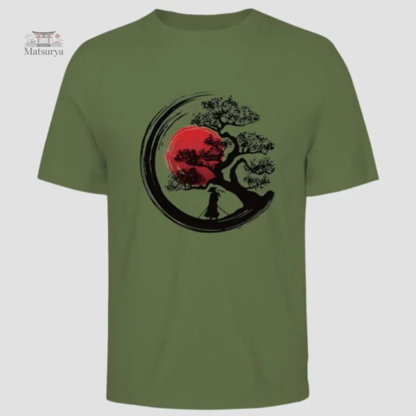 T-shirt Japonais à motifs estivaux