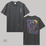 Design de dragon sur T-shirt Japonais