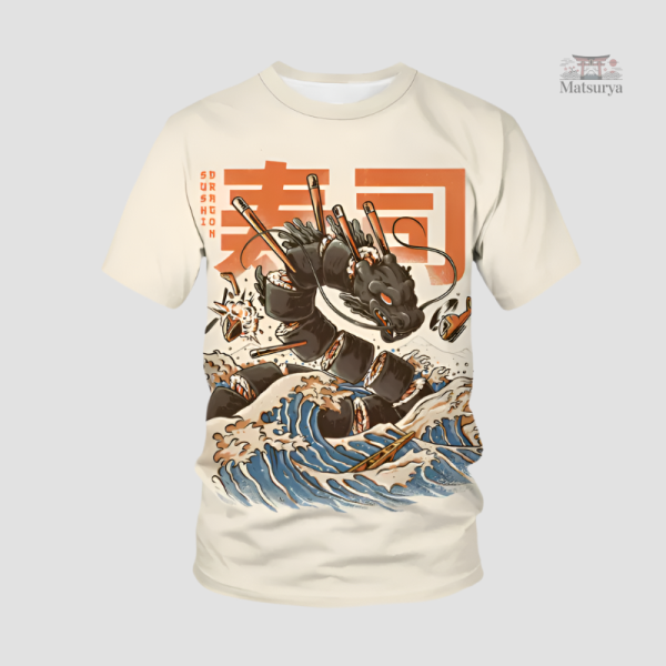 t-shirt-japonais-dragon-style-1 T-shirt Dragon Japonais