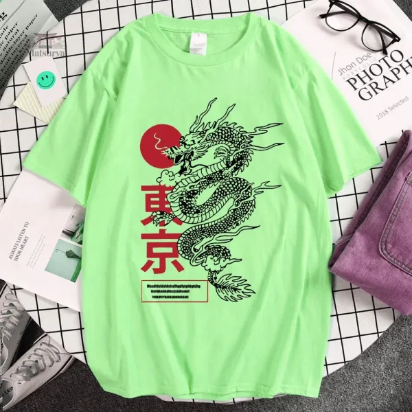T-shirt dragon, culture japonaise