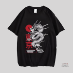 Tee-shirt tendance dragon japonais