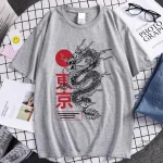T-shirt Japonais, dragon emblématique