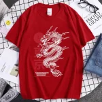 T-Shirt tendance avec dragon