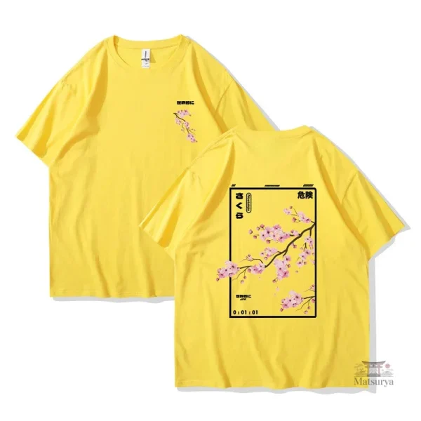 T-shirt japonais avec design minimaliste