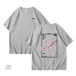T-shirt japonais pour femme en coton
