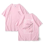 T-shirt japonais casual en coton