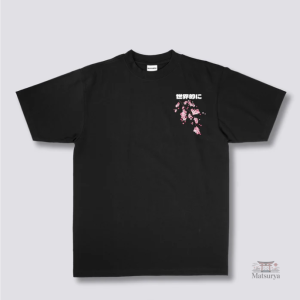 T-shirt en coton style japonais