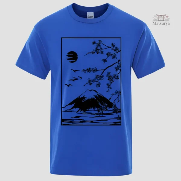 T-shirt japonais aux lignes épurées