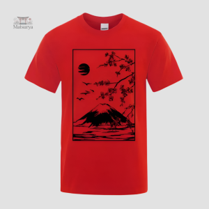 T-shirt épuré style asiatique