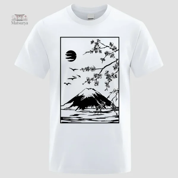 T-shirt homme japonais moderne