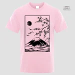 T-shirt uni inspiré du Japon