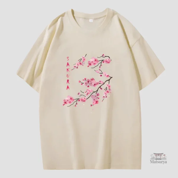 t-shirt-japonais-fleurs-de-sakura-1 T-shirt Japonais Fleurs de Sakura