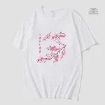 T-shirt avec design floral inspiré du Japon