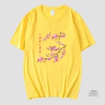 T-shirt Japonais à thème floral pour les amoureux du Japon