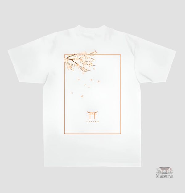 t-shirt-japonais-fleurs-de-sakura-tori-1 T-Shirt Japonais Fleurs de Sakura Tori
