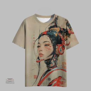 T-shirt Japonais Gamer Urbain au style moderne