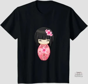 T-shirt Geisha, style japonais unique et élégant