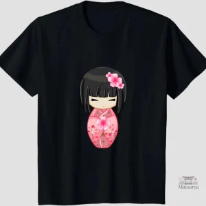T-shirt Geisha, style japonais unique et élégant