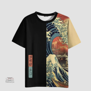 T-shirt Japonais Homme à la Mode en style moderne