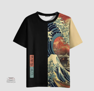 Mode masculine : T-shirt japonais avec design unique