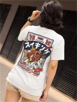 T-shirt Koi en coton léger japonais
