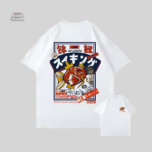 T-shirt japonais inspiré du streetwear Koi
