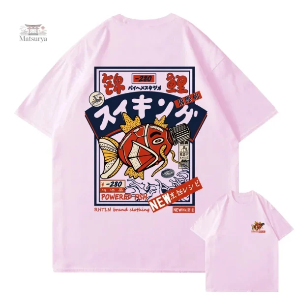 T-shirt japonais Koi pour un look casual